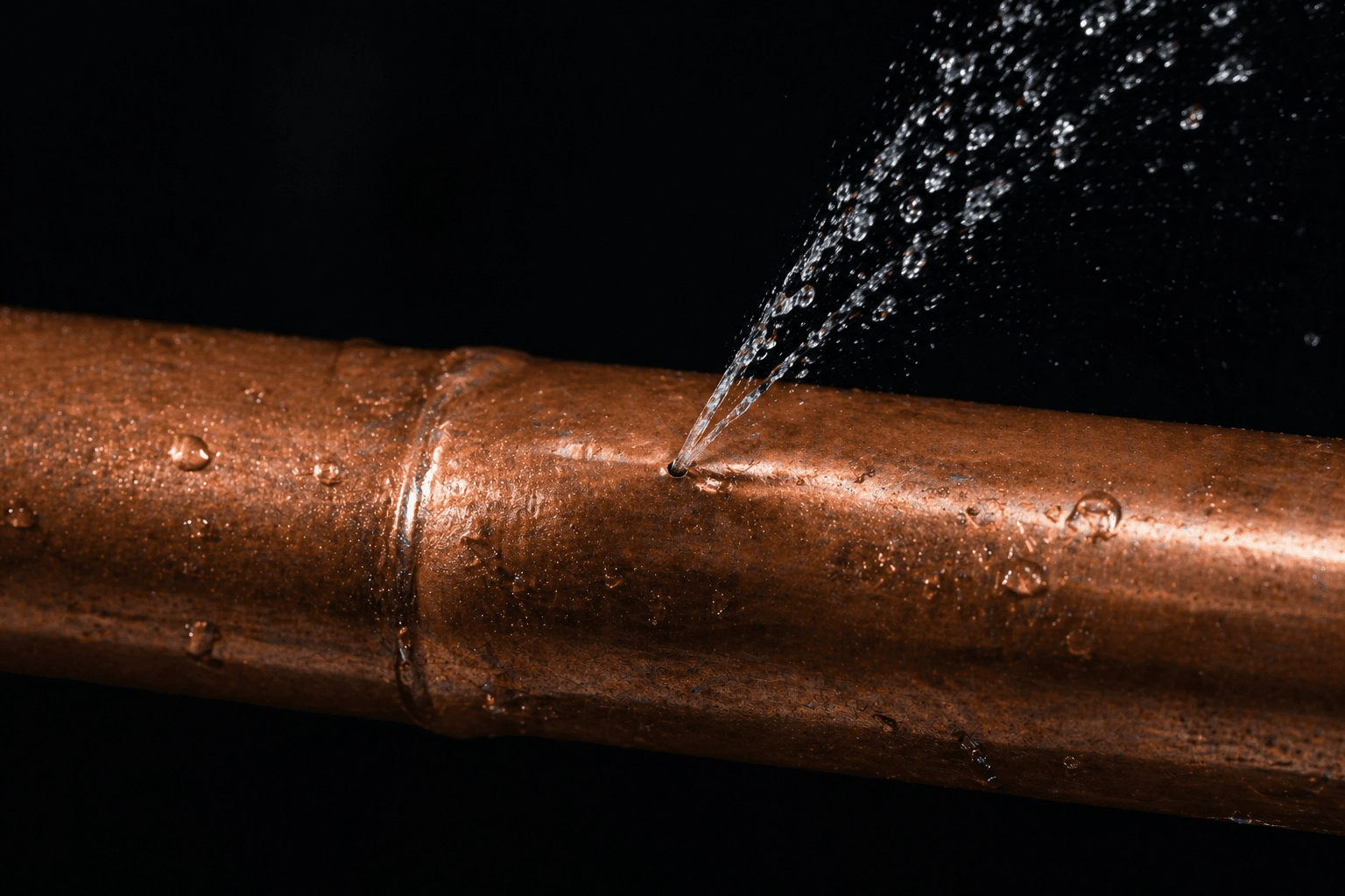 Homeowner inspecting a copper pipe under the sink for leaks during seasonal plumbing maintenance on O'ahu — Alpha Omega Plumbing